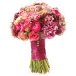 Свадебные букеты невесты из маленьких розочек