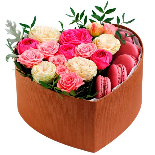 Цветы в коробке «Летняя история»