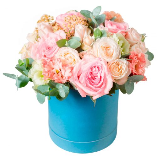 Цветы в коробке «Вечный сад»