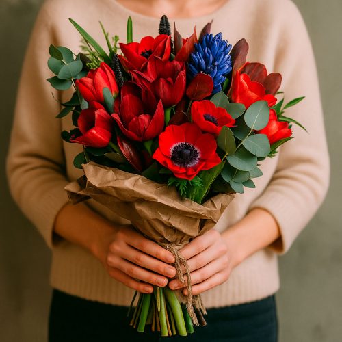 Букет цветов «Королевский шарм»