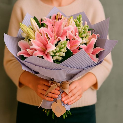 Букет цветов «Розовая мечта»