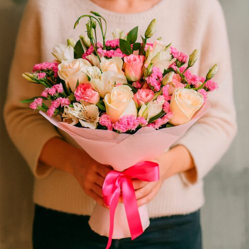 Цветочный букет «Нежность»